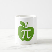 Apple vert pi tasses à café