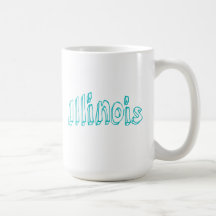 Aqua l'Illinois Mugs