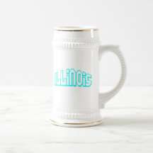 Aqua l'Illinois Tasse À Café