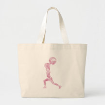 Aquarelle propre et secousse dans le rose sacs