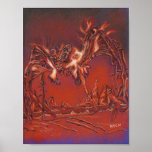 Araignée de rat de batte affiche