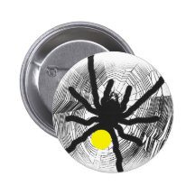 araignée pin's avec agrafe