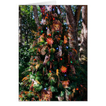 Arbre animal cartes de vœux