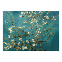 Arbre d'amande de floraison, Vincent van Gogh. Modèle De Carte De Visite