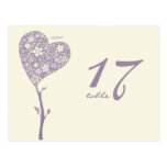 ARBRE d'AMOUR - tons doux vintages Cartes Postales