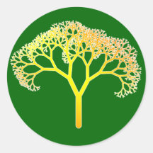 Arbre de fractale autocollants