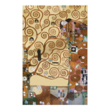 Arbre de Gustav Klimt de la vie Papier À Lettre Personnalisable