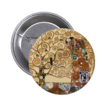 Arbre de Gustav Klimt de la vie Pin's Avec Agrafe