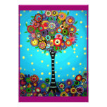 ARBRE DE LA VIE BAR/BAT MITZVAH CARTON D'INVITATION