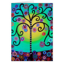 ARBRE DE LA VIE CARTES DE VŒUX