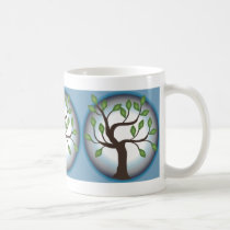 Arbre de la vie et de lune tasses