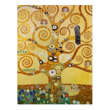 Arbre de la vie par Klimt Carte Postale