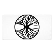 Arbre de la vie photocartes personnalisées