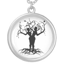Arbre de l'unité de la vie collier personnalisé