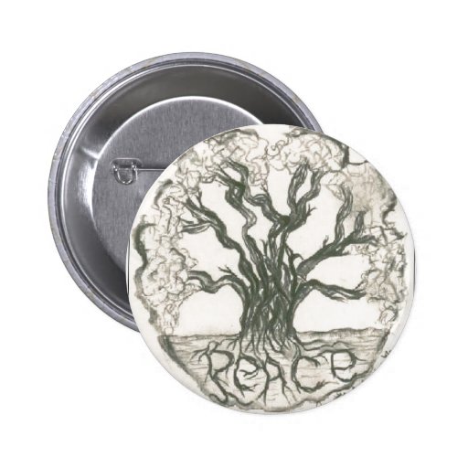 Arbre de paix badges avec agrafe