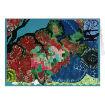 Arbre de turbulence carte de vœux