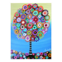Arbre des invitations de bat mitzvah de barre de l