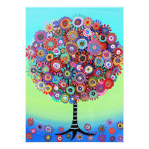 Arbre des invitations de bat mitzvah de barre de l