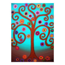 Arbre des invitations de bat mitzvah de barre de l