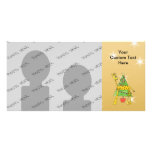 Arbre et animaux de Noël Photocartes Personnalisées