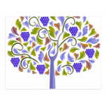 Arbre fruitier de fantaisie carte postale