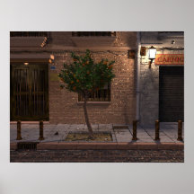 Arbre urbain poster