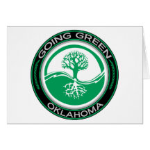 Arbre vert allant l'Oklahoma Cartes