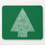Arbre vert Mousepad Tapis De Souris