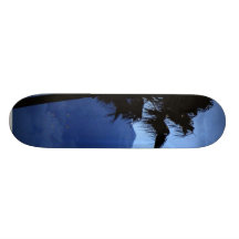 Arbres de Plam au lever de soleil Skateboards Personnalisables