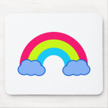 arc-en-ciel 80s tapis de souris