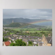 Arc-en-ciel en Ecosse Posters