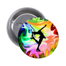 ARC-EN-CIEL ET PATINEUR LIQUIDES BADGES