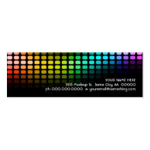 arc-en-ciel musicmeterz. modèles de cartes de visite