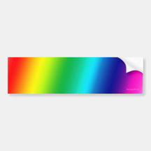 Arc-en-ciel (personnalisable !) autocollants pour voiture