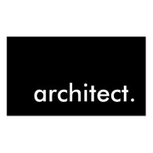 architecte modèle de carte de visite