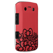 Arcs de rouge coques blackberry