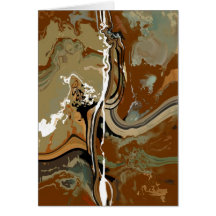 Ardoise - art abstrait cartes