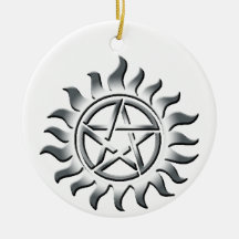 argent de pentagone étoilé décorations de noël