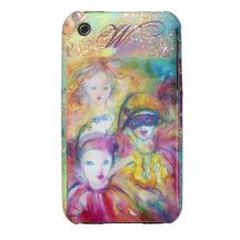 ARLECCHINO PIERO EN COLOMBINA/MONOGRAM Case-Mate iPhone 3 HOESJE