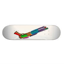 Arme à feu de sucrerie skateboards personnalisés
