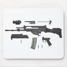 Arme automatique G36 Tapis De Souris