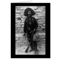 Armée mexicaine volontaire 1909 carte de vœux