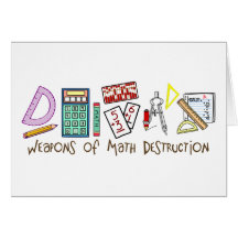 Armes de destruction de maths cartes de vœux