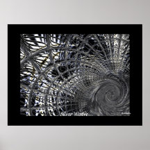 Armure d'argent d'art d'affiche
