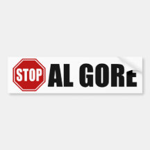 Arrêtez Al Gore Adhésif Pour Voiture