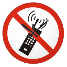 Arrêtez votre téléphone portable pendule