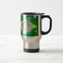 Arrière - plan brésilien de drapeau tasse