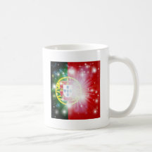 Arrière - plan portugais de drapeau mugs