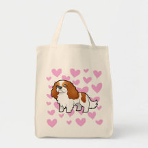 Arrogante Koning Charles Spaniel Love Draagtassen
