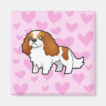 Arrogante Koning Charles Spaniel Love Koelkast Magneet